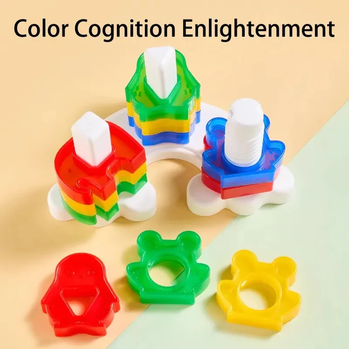 Animal Shape Stacking Puzzle Building Blocks 7 Animal Shape Stacking Puzzle Building Blocks