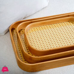 Bamboo 3-Piece Tray