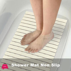 Bath Tub Shower Mat Non Slip Bathtub Mats for Bathroom Anti Slip Shower Mat with Drain Hole