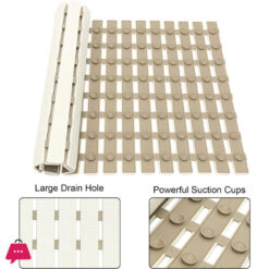Bath Tub Shower Mat Non Slip Bathtub Mats For Bathroom Anti Slip Shower Mat With Drain Hole