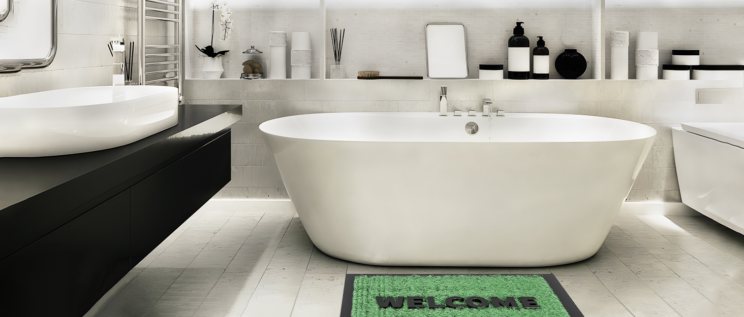 Bath Tub Shower Mat Non Slip Bathtub Mats For Bathroom Anti Slip Shower Mat With Drain Hole