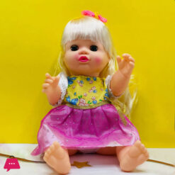 Beautiful High Quality Rubber Doll With Feeding and Eyes Blinking