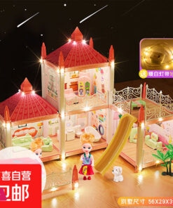 Children's Toys Play House Girls Princess 5 Villa Castle Doll House 3 to 6 years