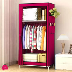 Compact Cloth Wardrobe Minimalist Design for Foldable Storage Cabinet, Home Closet Solution