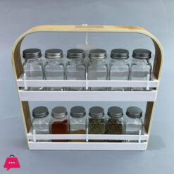 Danny Home 12 Spice Jar Rack Holder