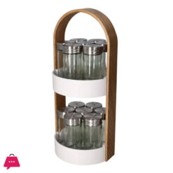 Danny Home 14 Spice Jar With Rotating Rack Holder