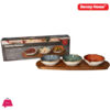 Danny Home Acacia Wood Board With Sauce Bowls