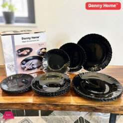 Danny Home Black Opal Dinner Set 18Pcs