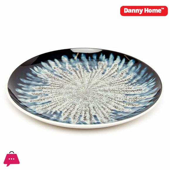 Danny Home Blue And Printed Dinner Set 18-Piece 8 Danny Home Blue And Printed Dinner Set 18-Piece - Image 6