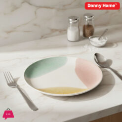 Danny Home Ceramic Hand Painted Dinner Plate 10.5 Inch