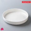 Danny Home Ceramic Tableware Round Shape Porcelain Deep Plate 8-Inch