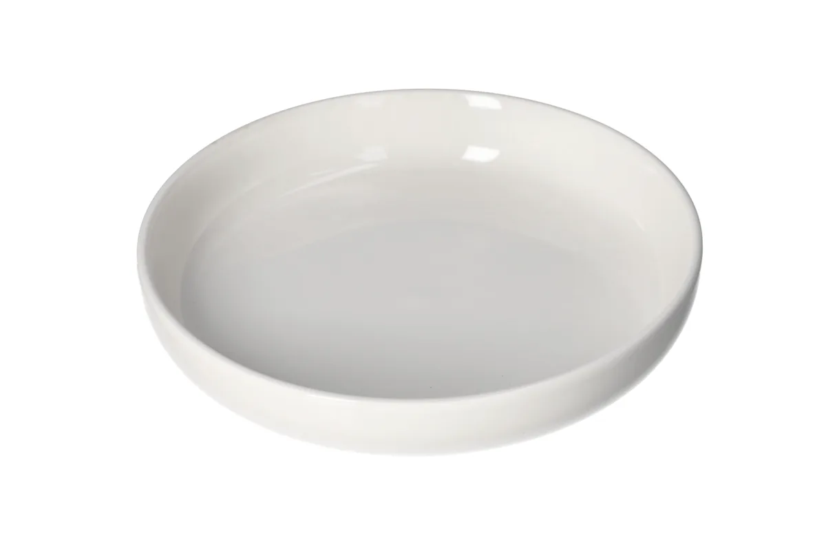 Danny Home Ceramic Tableware Round Shape Porcelain Deep Plate 8-Inch