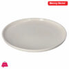 Danny Home Ceramic Tableware Round Shape Porcelain Dinner Plate 10-Inch