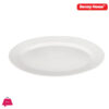 Danny Home Ceramic White Oval Serving Platter 30.5Cm - 12Inch