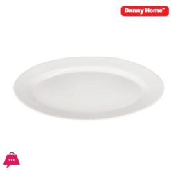 Danny Home Ceramic White Oval Serving Platter 35.3cm - 14Inch