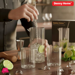 Danny Home Cocktail Shaker Mixology Set 4pcs (for mixing drinks)