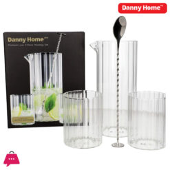 Danny Home Cocktail Shaker Mixology Set 4Pcs (For Mixing Drinks)