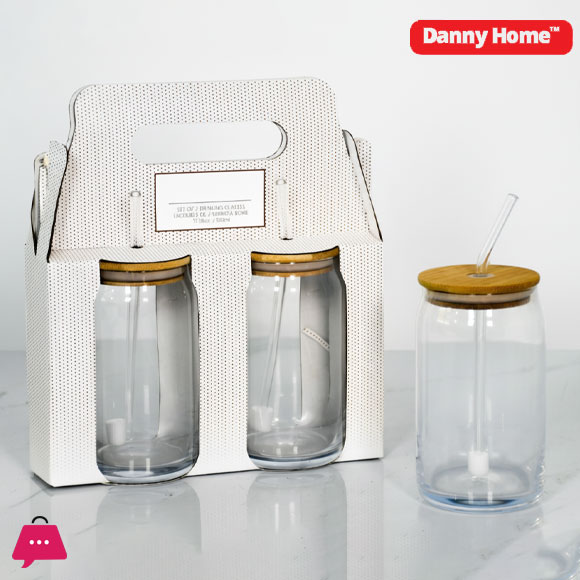 Danny Home Cola Drinking Glass Cup 2Pcs 500Ml 3 Danny Home Cola Drinking Glass Cup 2Pcs 500Ml