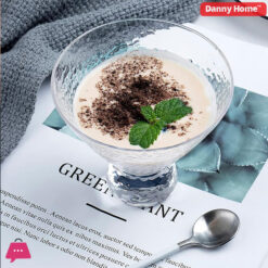 Danny Home Footed Glass Dessert Bowls 180Ml - 6Pcs