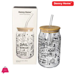 Danny Home Glass Cola Drinking Glass Cup 480Ml