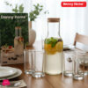 Danny Home Glass Juice Jar with 4 Glasses 5 Pcs