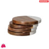 Danny Home Marble Wooden Coasters 4-Pcs