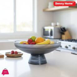 Danny Home Milky Way Glass Centerpiece Bowl 10 inches