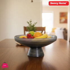 Danny Home Milky Way Glass Centerpiece Bowl 13 inches