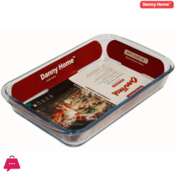 Danny Home Pyrex Glass Oven Baking Pan 1Pcs - Capacity - 2.4Liter