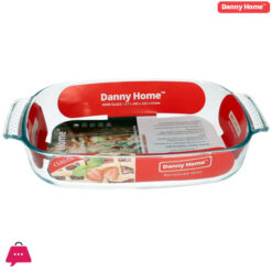 Danny Home Pyrex Glass Rectangular Oven Pan 2.7 Liter
