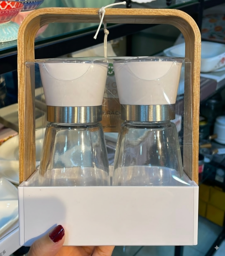 Danny Home Salt &Amp; Pepper Grinder Rack Holder