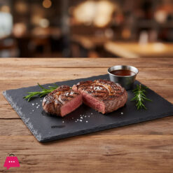 Danny Home Square Natural Stone Slate Slab Tray - 40 x 30 CM