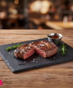 Danny Home Square Natural Stone Slate Slab Tray - 30 x 20 CM