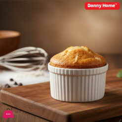 Danny Home White Cake Dish Ramekin 230ml 1-Pcs