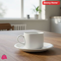 Danny Home White Opal Tea 6 Cup &Amp; 6 Saucer Set - 250Ml