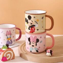 Disney Anime Childrens Fun Mug Home Milk Water Cup Handle Cup Gift