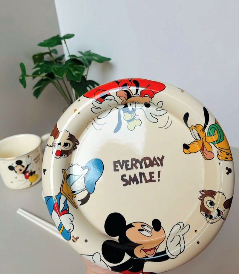 Disney Ceramic Dinnerware Set 6-Piece - Mickey And Friends