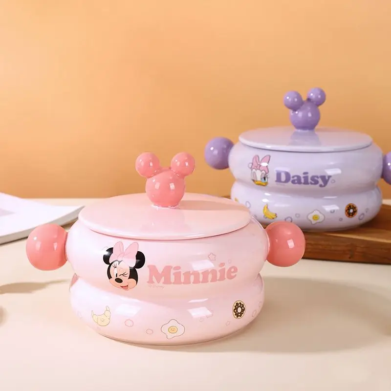 Disney Mickey Minnie Series Ceramic Tableware Cartoon Donald Duck Daisy New Home Bowl