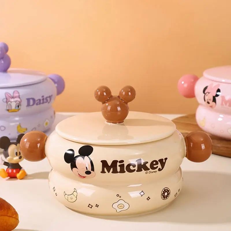 Disney Mickey Minnie Series Ceramic Tableware Cartoon Donald Duck Daisy New Home Bowl
