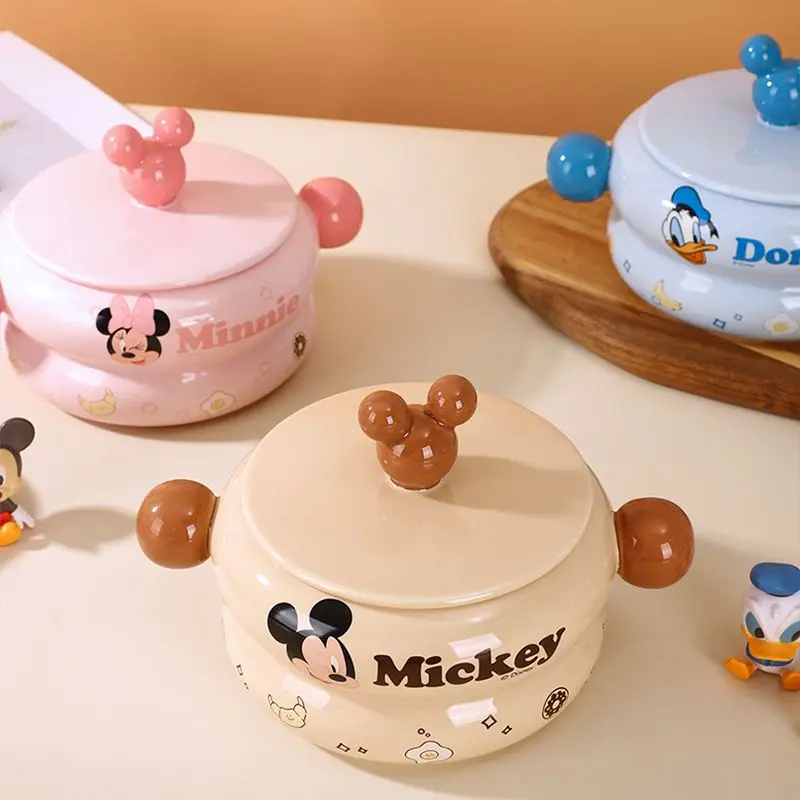 Disney Mickey Minnie Series Ceramic Tableware Cartoon Donald Duck Daisy New Home Bowl