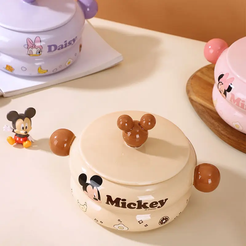 Disney Mickey Minnie Series Ceramic Tableware Cartoon Donald Duck Daisy New Home Bowl