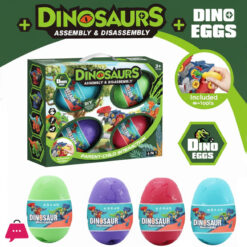 DIY 4Pcs Screw Dinosaur Eggs