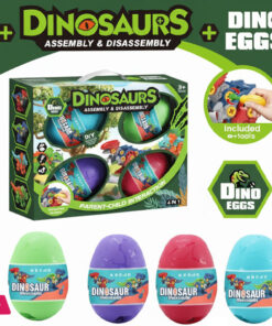 DIY 4Pcs Screw Dinosaur Eggs