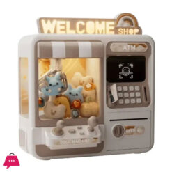 Doll Catcher ATM Claw Machine – 2-in-1 Toy Grabber & Pretend Play Bank Fun