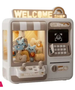 Doll Catcher ATM Claw Machine – 2-in-1 Toy Grabber & Pretend Play Bank Fun