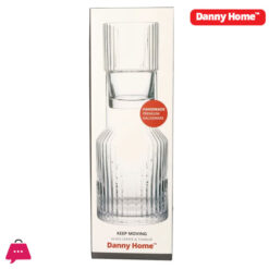 Glass Carafe &Amp; Tumbler Set 2Pcs