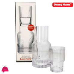 Glass Carafe & Tumbler Set 2pcs