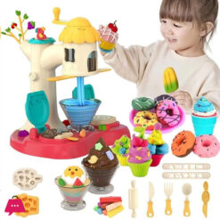Ice Cream Machine Kit Dough for Kids Play Toys