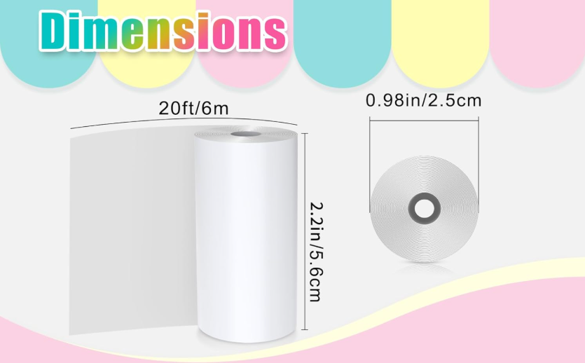 Instant Print Camera For Kids Refill Print Paper Thermal Print Paper Rolls 75-90 Photos 6 Instant Print Camera For Kids Refill Print Paper Thermal Print Paper Rolls 75-90 Photos