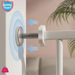 Kiddie Guard 3 Lock Baby Safety Gate 75Cm - 84Cm With Auto Lock For Babies Childrens &Amp; Kids